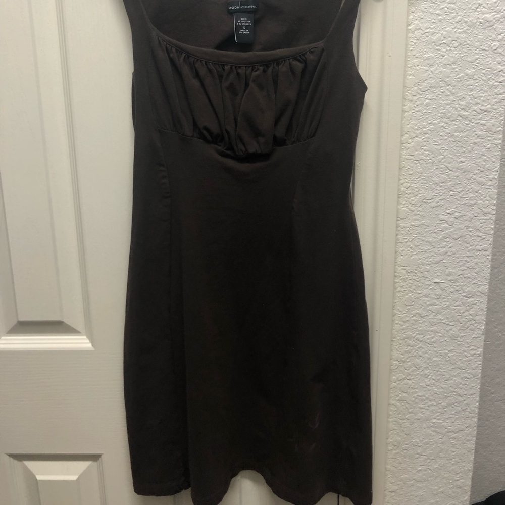 Little dark brown dress